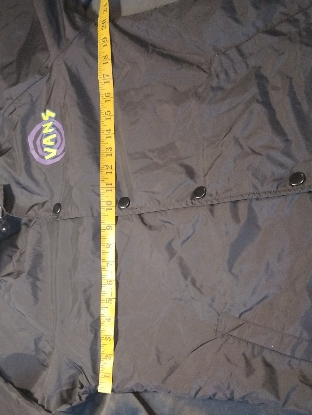 Vans Nightmare Before Christmas Windbreaker Jacket Black Neon & Purple - Small - Picture 7 of 7